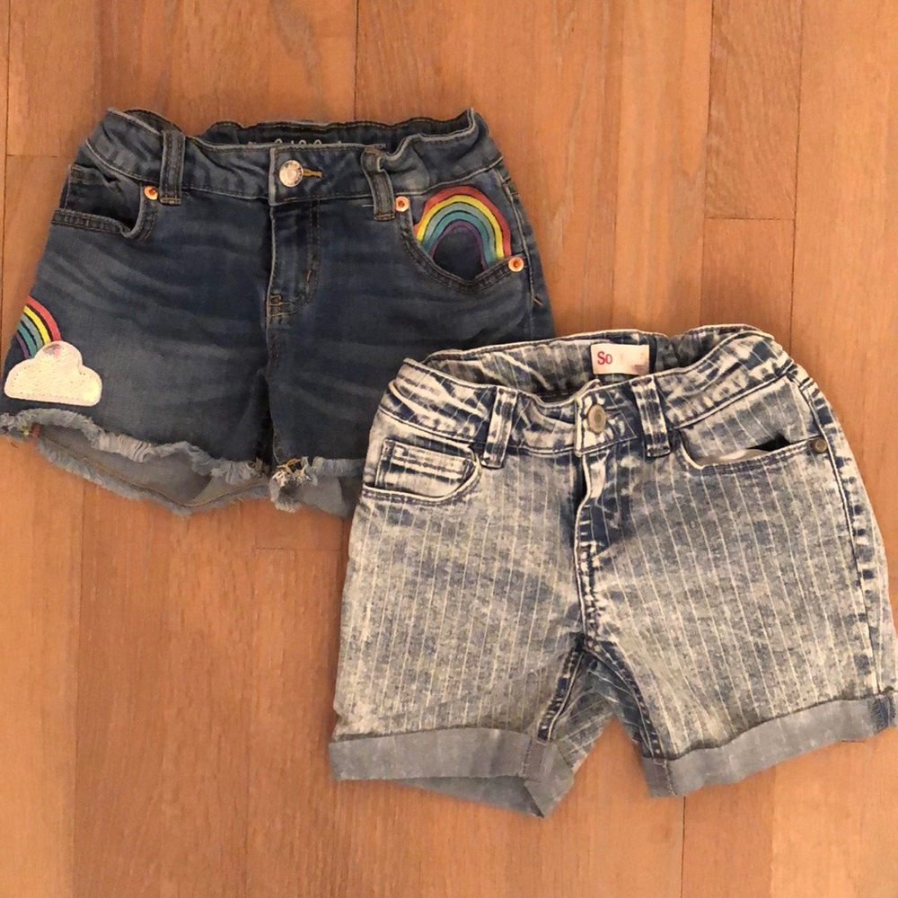 Girl’s Summer Denim/Jean Shorts Bundle.